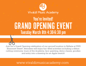 Grand Opening | Vivaldi Music Academy in Bellaire, Texas
