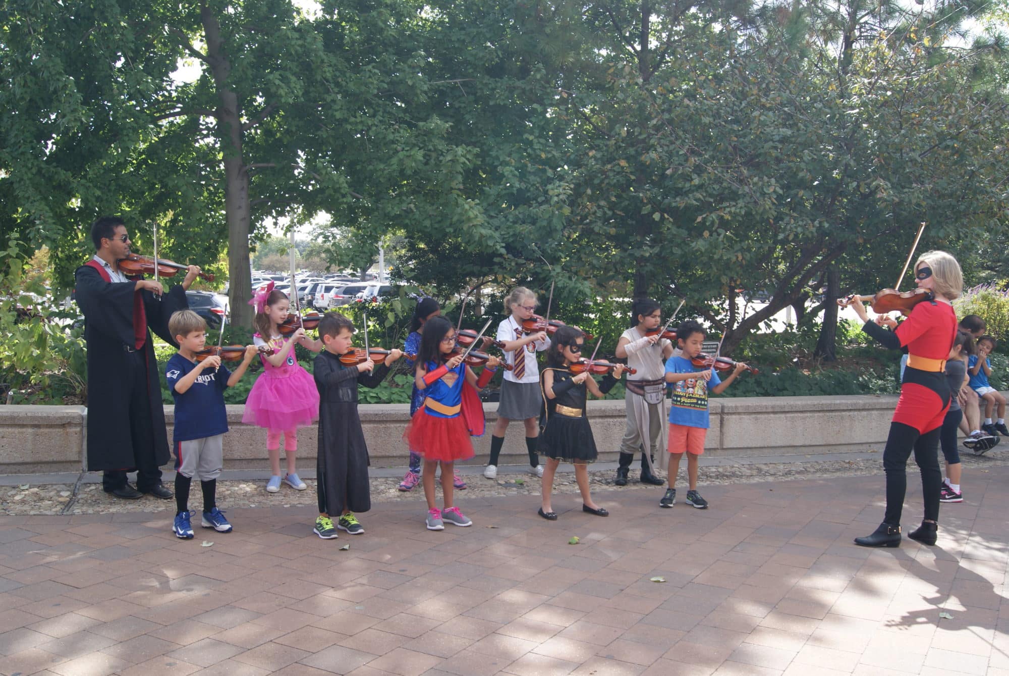 Vivaldi Strings performs at Hermann Park in October 2016