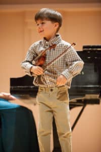 Violin Student performed at Rice University