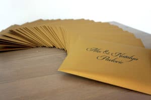 Kennedy Center Invitations - Golden Invitations