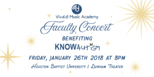 Faculty Concert - Jan 26th