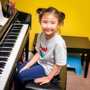 Student begins piano lessons