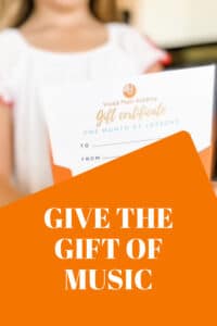 Give the gift of music lessons